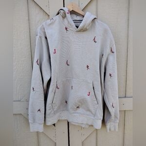 Nike AIR JORDAN Essential Holiday Jumpman Hoodie DV9392-206 Rattan Mens Size M